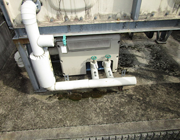 加圧ポンプ交換前